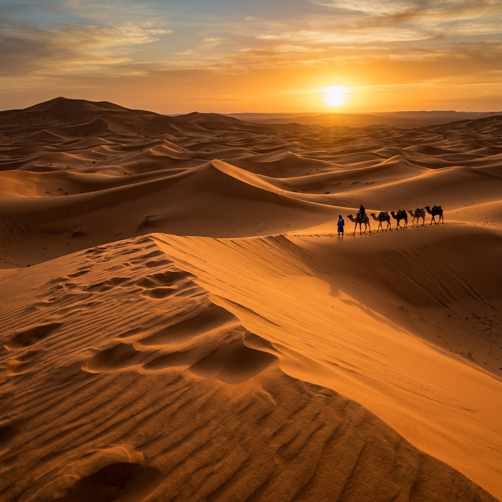 Magie du Sahara - Oasis & Dunes